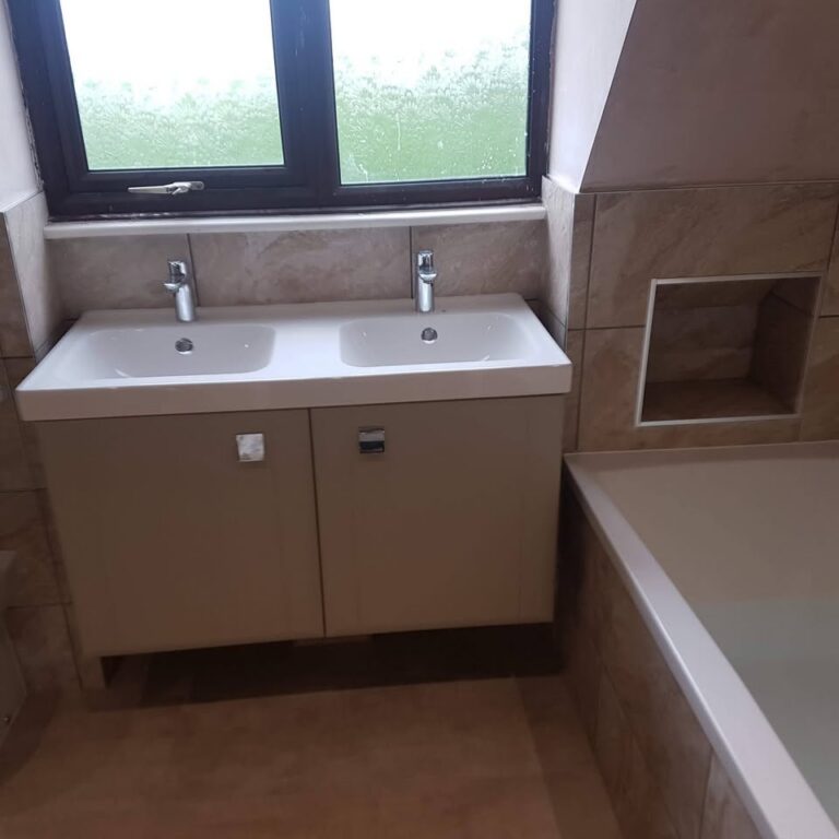 Bathroom fitted by Interiors by KW, Boston, Lincolnshire